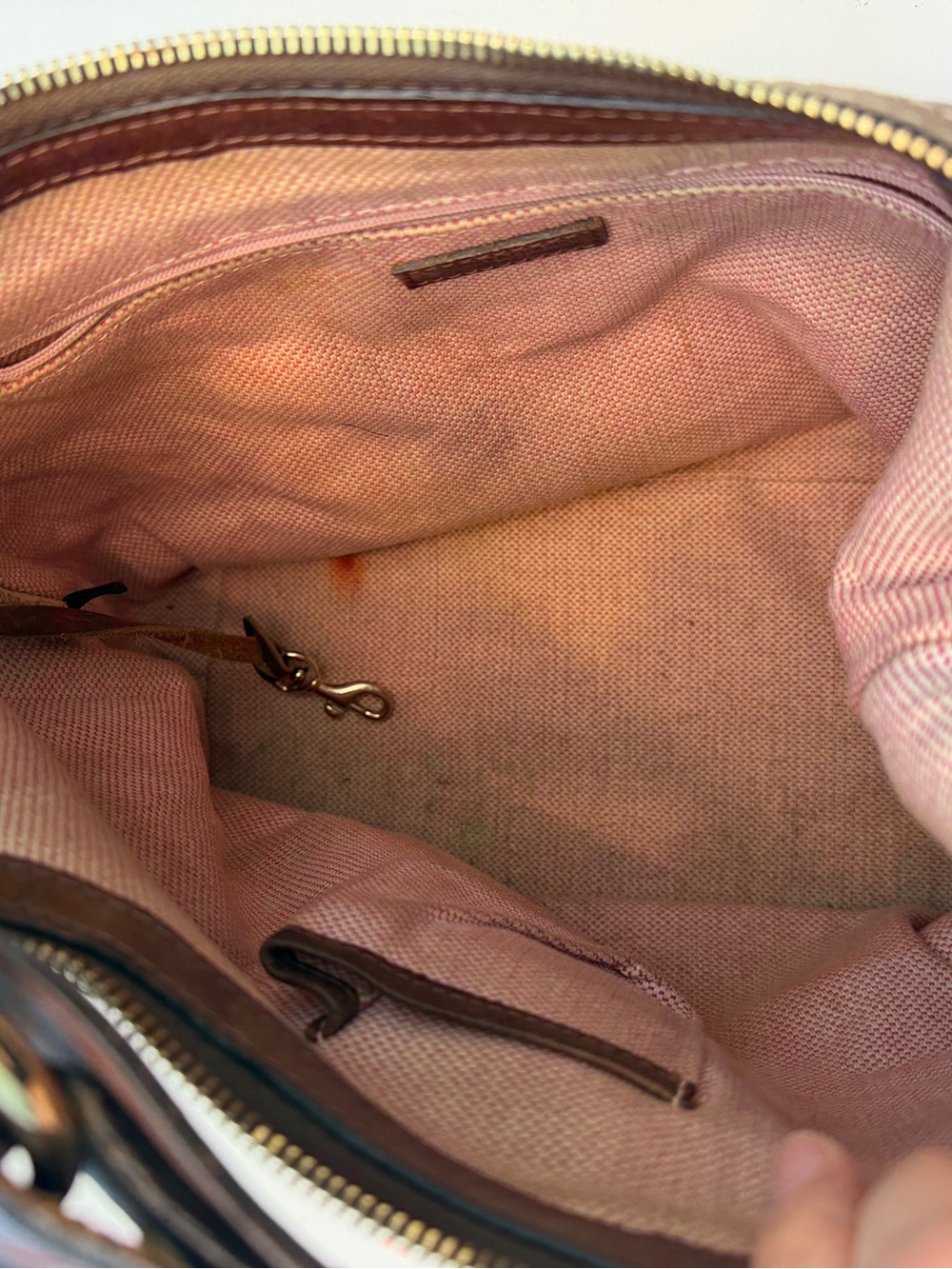 Vintage Y2K Dooney & Bourke Pebbled Leather Hobo Bag - Picture 7 of 9
